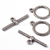 Tibetan Style Alloy Toggle Clasps LF1543Y-3