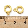 Brass Cubic Zirconia Tube Bails KK-L215-201B-G-3