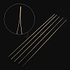 Iron Collapsible Big Eye Beading Needles X-ES001Y-S-57mm-01-2