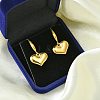 304 Stainless Steel Heart Dangle Earrings for Women EJEW-G417-02G-4