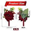 1Pc Silk Brooch AJEW-DJ0001-02-2