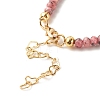 Natural Malaysia Jade(Dyed) Beaded Bracelets for Women or Men BJEW-JB07791-6