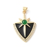 Cat Eye Pendants KK-P294-41G-02-1