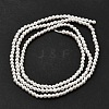 Electroplated Shell Pearl Beads Strands X-BSHE-K017-2mm-2