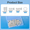 120Pcs 4 Styles Iron Dreadlocks Beads Hair Decoration FIND-TA0005-09S-4