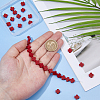 1 Strand Synthetic Coral Beads Strands CORA-FH0001-01-3