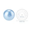 10mm About 100Pcs Glass Pearl Beads Light Blue Tiny Satin Luster Loose Round Beads in One Box for Jewelry Making HY-PH0001-10mm-006-3