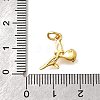 Brass Micro Pave Cubic Zirconia Pendants KK-Z102-02G-01-4