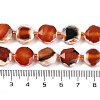 Natural Fire Crackle Agate Beads Strands G-NH0004-050-5