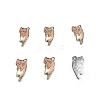 Printed Alloy Enamel Pendants ENAM-N063-01E-P01-1