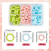 Plastic Round Rings FIND-CP0003-12B-2