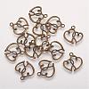 Tibetan Style Alloy Pendants TIBEP-21057-AB-NR-1
