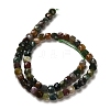 Natural Indian Agate Beads Strands G-H078-C11-01-3