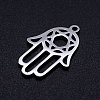 Non-Tarnish 201 Stainless Steel Pendants STAS-Q201-JN316-1-2