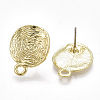 Alloy Stud Earring Findings X-PALLOY-T065-02-2