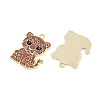 Alloy Enamel Pendants AL-CBA1F11-02G-2
