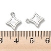 Brass Natural Shell Pendants KK-P355-21P-3