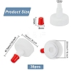 Plastic Bottle Spout Cap with Red Sealer Tip LS-FIND-WH0191-09-2