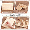 Fingerinspire 7-Slot Rectangle Wooden Place Earring Display Stands ODIS-FG0001-67C-4