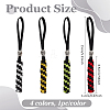 4Pcs 4 Colors Polypropylene Outdoor EDC Braid Pendant for Parachute Cord FIND-FG0003-70-2