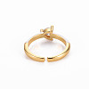 Brass Enamel Cuff Rings RJEW-T016-31G-NF-2