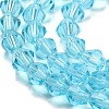 Transparent Glass Beads Strands GLAA-F029-3mm-20-3