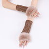 Polyacrylonitrile Fiber Yarn Knitting Fingerless Gloves COHT-PW0001-15F-4