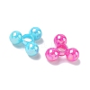 Opaque Plastic Tri Beads for Christmas Ornaments Making SACR-R609-M-3