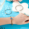 6Pcs 3 Style 304 Stainless Steel Cross Link Chain Bracelet Making AJEW-TA00051-5