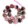 Natural Rhodonite Beads Strands G-P534-A16-02-2