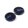 Resin Button BUTT-WH0015-63B-01-2