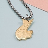 Stainless Steel Pendans Necklaces PW-WG38AEC-01-4