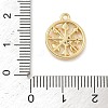 Brass Micro Pave Cubic Zirconia Pendants KK-I380-20G-3