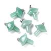 Natural Green Aventurine Pendants G-R480-02A-3
