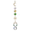 Glass Hanging Suncatchers HJEW-JM04589-4