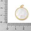 Brass Micro Pave Cubic Zirconia Pendants X1-KK-K298-16G-02-3