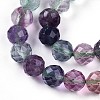 Natural Rainbow Fluorite Beads Strands G-S345-6mm-29-4