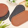4 Pcs 4 Styles PU Leather Bottom FIND-CA0002-15-4
