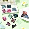 Microwave Kiln Hot Melt Glass Cabochons FIND-SP0004-58B-5