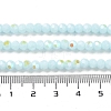 Opaque Glass Beads Strands EGLA-A035-P4mm-L10-4