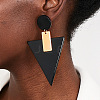 Alloy Acrylic Dangle Stud Earrings FS-WGB5909-04-2