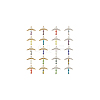 Alloy Glass Pendants PALLOY-GA00005-7