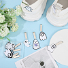 10Pcs 5 Styles Ghost Acrylic Shoe Charms HJEW-CA00021-4