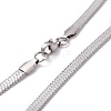 Non-Tarnish 304 Stainless Steel Snake Chains Necklaces NJEW-O058-32P-1