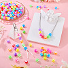 204Pcs 3 Styles Opaque Acrylic Beads OACR-TA0004-36-7