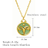 304 Stainless Steel Enamel Constellation Pendant Necklaces LS-DJ0261-2-1-1