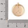 Brass with Clear Cubic Zirconia Pendants LS-KK-N256-24D-G-3
