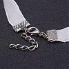Cloth Gothic Choker Necklaces NJEW-E085-30A-3