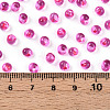 3/0 Baking Paint Glass Fringe Seed Beads SEED-A034-04D-4