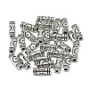 Thailand 925 Sterling Silver Tube Beads STER-T002-18AS-1